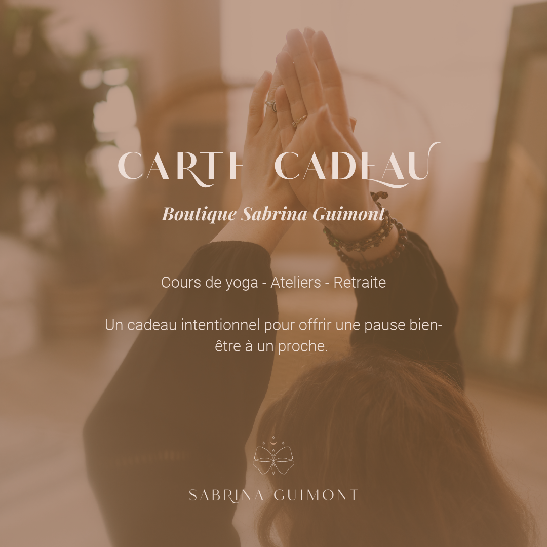 Carte-cadeau Sabrina Guimont