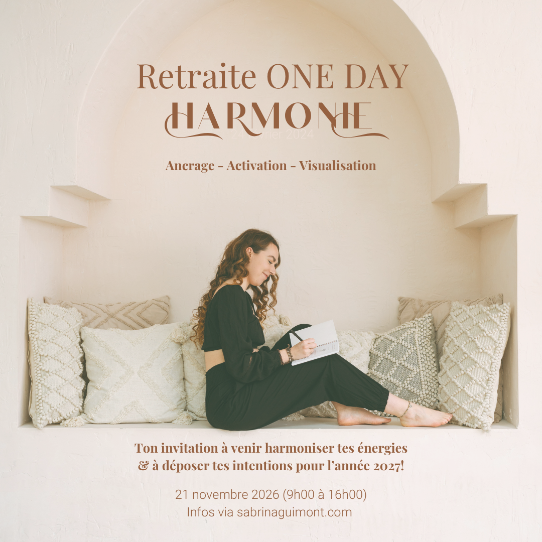 Retraite d'un jour HARMONIE (21 novembre 2026)