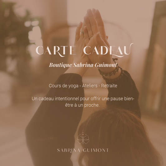 Carte-cadeau Sabrina Guimont